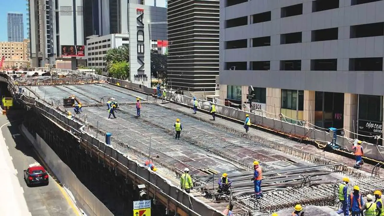 تطوير 90% من جسر «دبي هاربر» يتقدم بسرعة ملحوظة